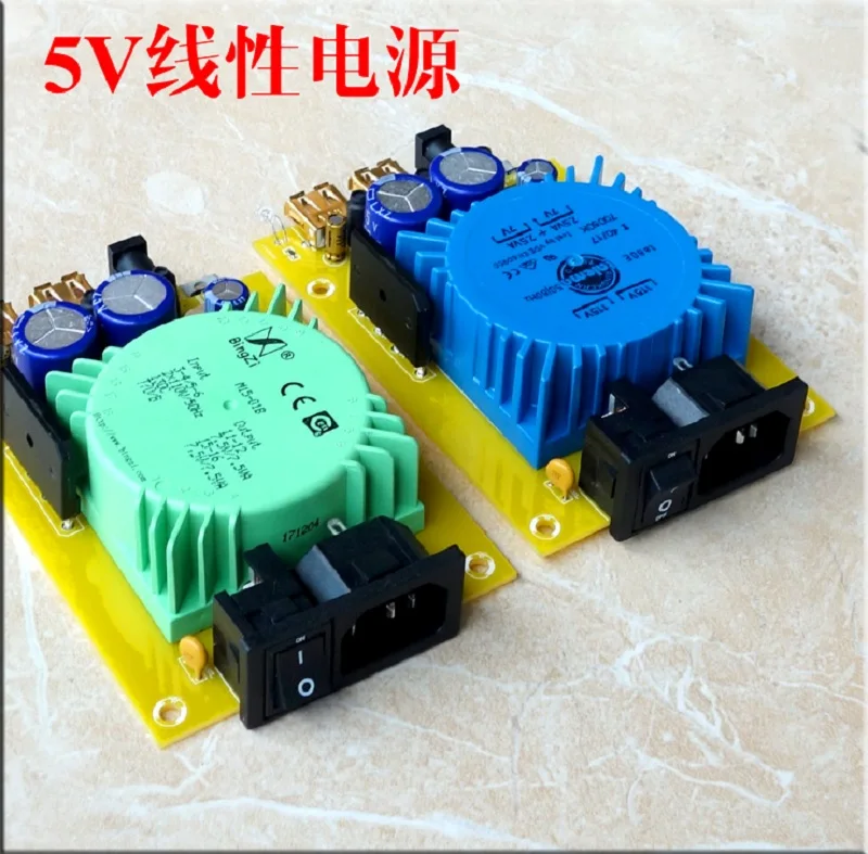 WEILIANG Аудио 15 Вт линейный Регулируемый источник питания USB * 2 + DC 5 В|Усилители