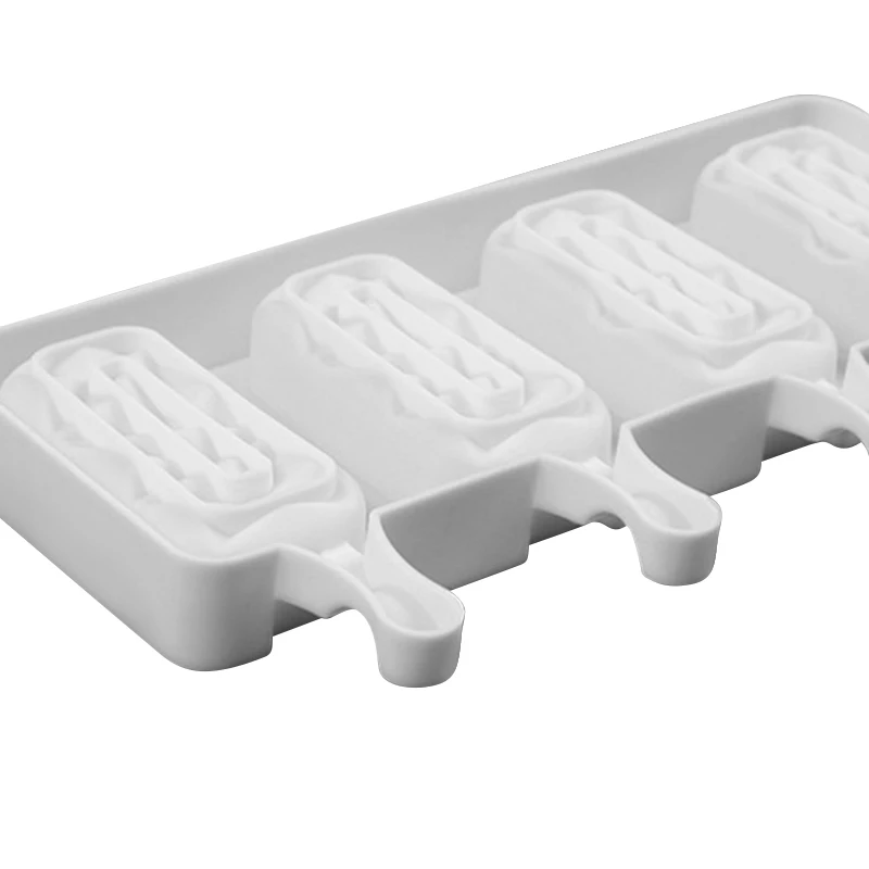 Силиконовые мини-формы для выпечки льда формы крема овальные Формочки с 4