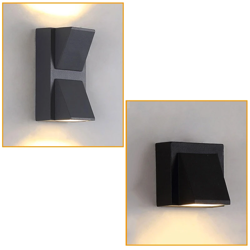 

Уличный настенный светодиодный светильник, водонепроницаемая садовая лампа для крыльца, спальни, прикроватного столика, декоративсветиль...