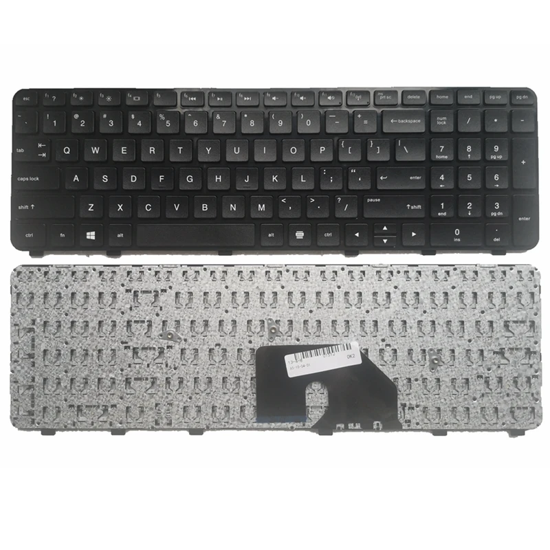 Клавиатура GZEELE для HP Pavilion черная клавиатура с английской клавиатурой 640436 634139 665937