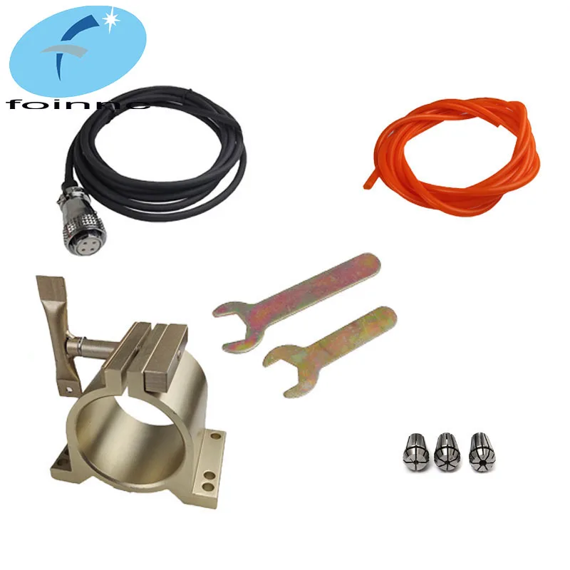 Водяное охлаждение шпинделя мотора 80 мм 2.2 кВт ER20 220В/380В 24000 об/мин водяной охлаждаемый шпиндель для станка ЧПУ фрезерования.