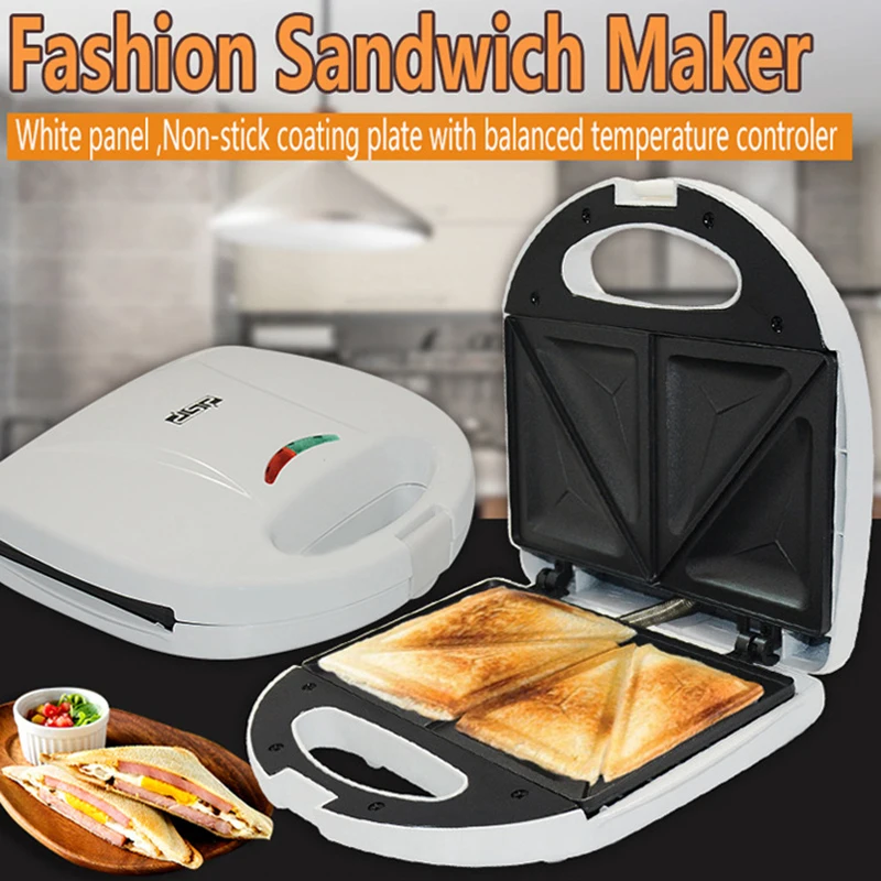 Электрическая сэндвич машина домашняя Мини Сковорода для выпечки хлеба