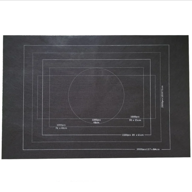 Пазлы-пазлы в рулоне войлочный коврик игровой пазлы одеяло для детей до 1500 шт.