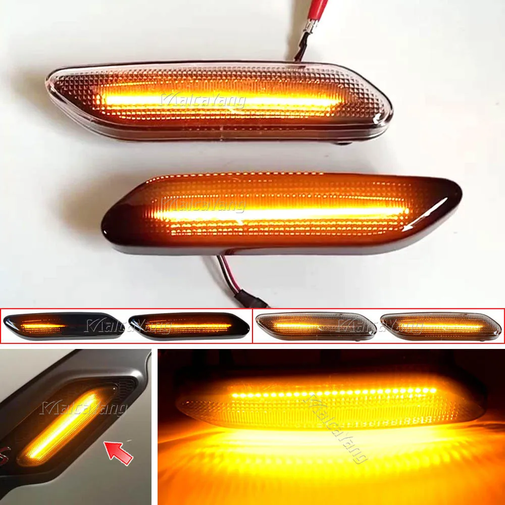 Для BMW MINI COOPER R60 R61 COUNTRYMAN PACEMAN динамический Светодиодный Боковой габаритный