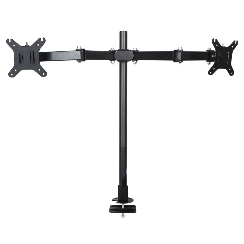 HILLPORT Fully Adjustable Dual Arm LCD LED Monitor Desk Mount Stand Bracket for 13"-32" Screens with 45 degree Tilt XCD5011 |