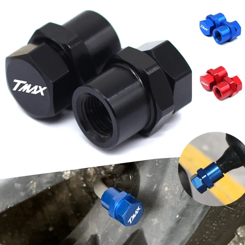 

For YAMAHA TMAX 500 530 SX/DX Tmax 560 tmax530/500/560 Motorcycle CNC Aluminum Wheel Tire Valve Stem Caps Airtight Covers