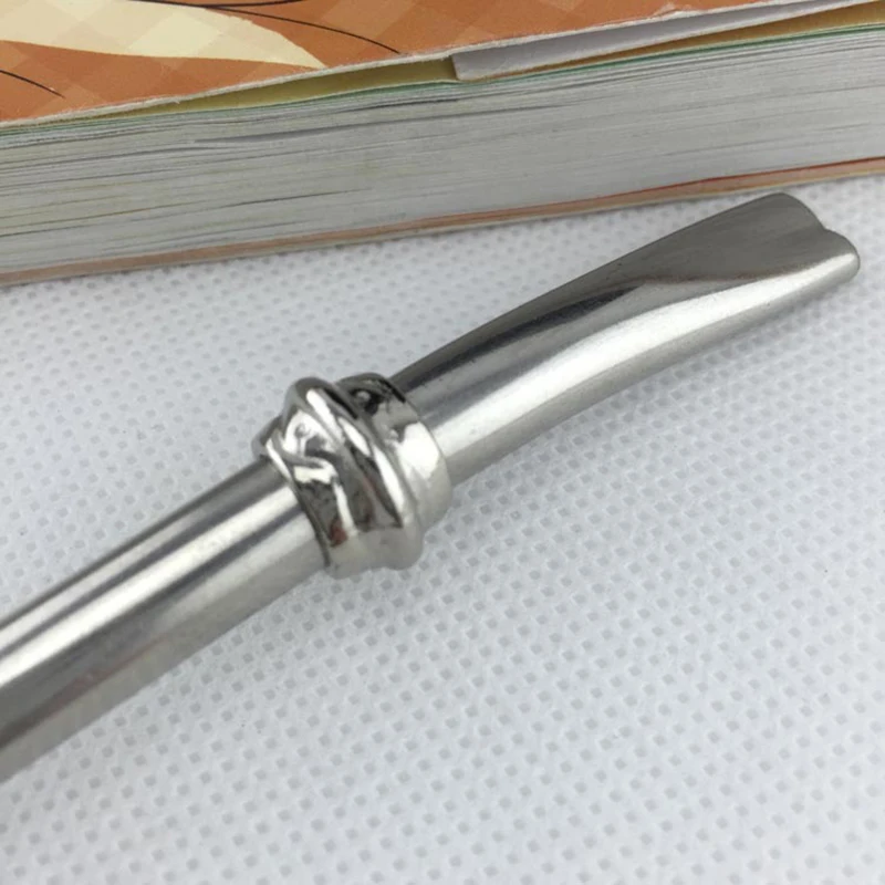 

Stainless Steel Spiral Head Straw Spoon Creative Portable Removable Drinking Straws Spoon Convenient Filter Drinking Straw