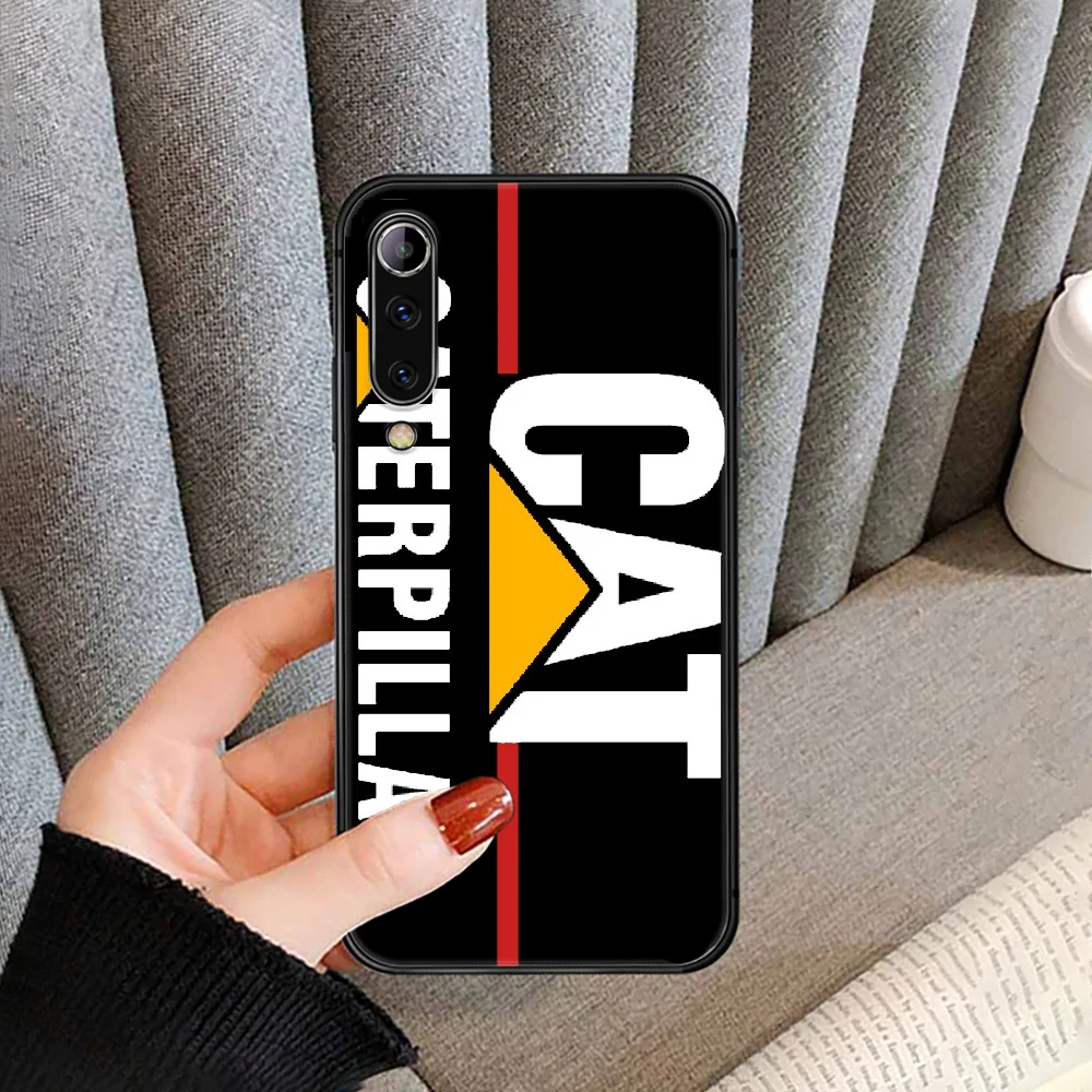 

Caterpillar CAT Logo Phone Case cover For XIAOMI redmi note K 4 5 6 7 8 9 10 20 30 3 A X Pro ultra black prime fashion shell