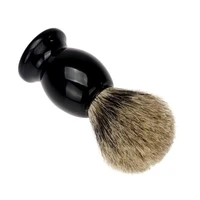 1pcs black badger shaving brush with resin handle soft hair mens shaving brush portable shaving brush