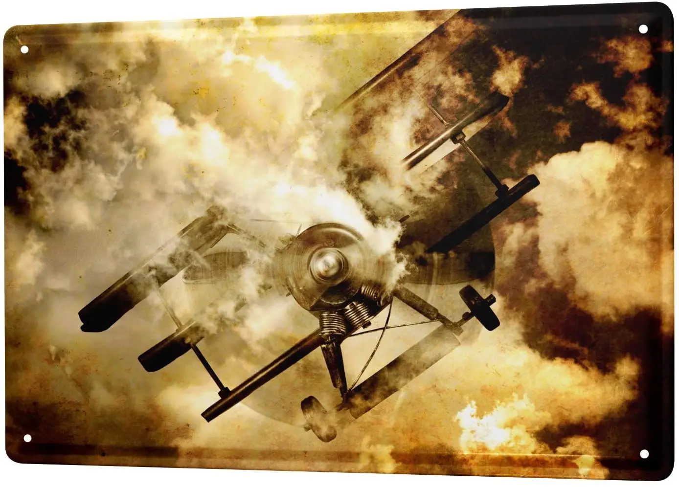 

LEotiE SINCE 2004 Tin Sign Jorgensen Photography Photo Images double decker triple decker Cloudmist 20x30 cm Large Metal Wall