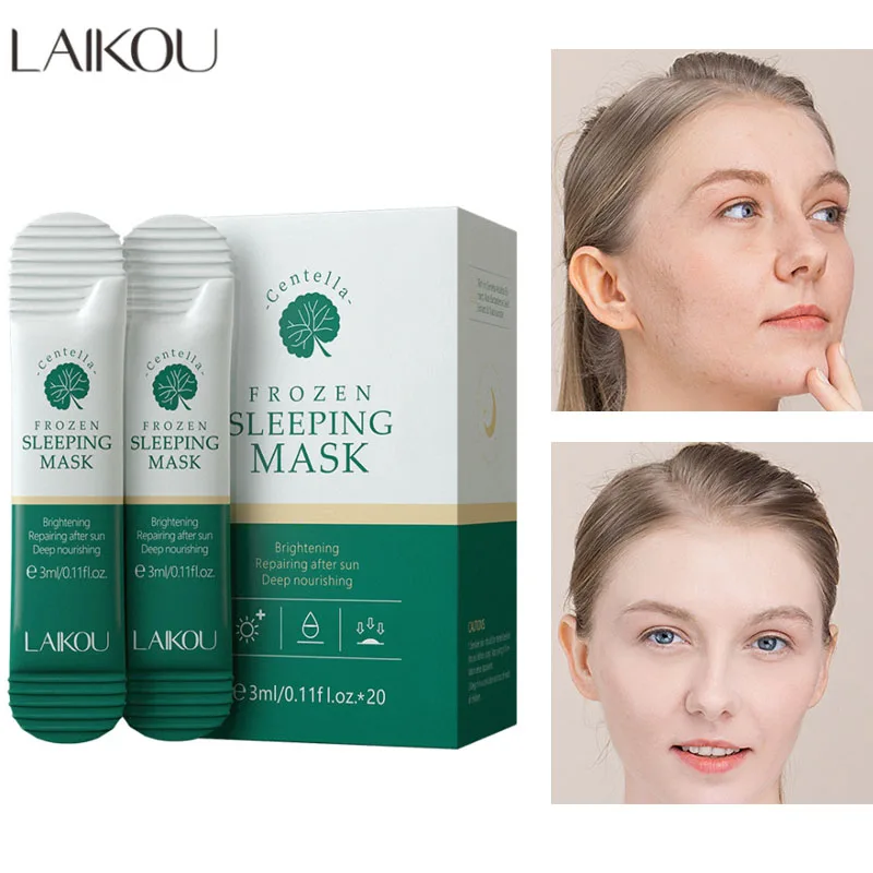 LAIKOU центеллы маска для сна ремонт крем лица против морщин и питание старения