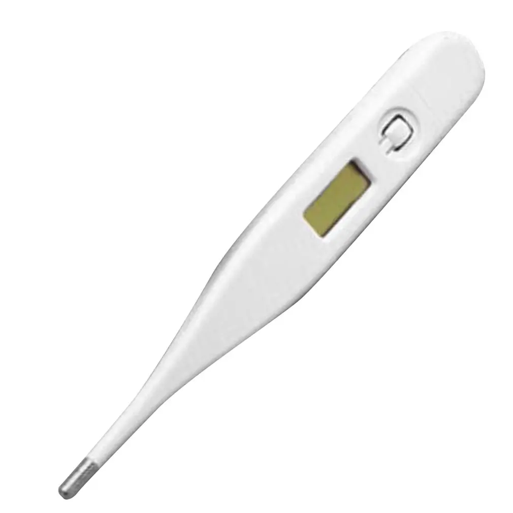 

New Digital Lcd Body Thermometer Abs Square Head Accurate Temperature Measurement Waterproof High Precision