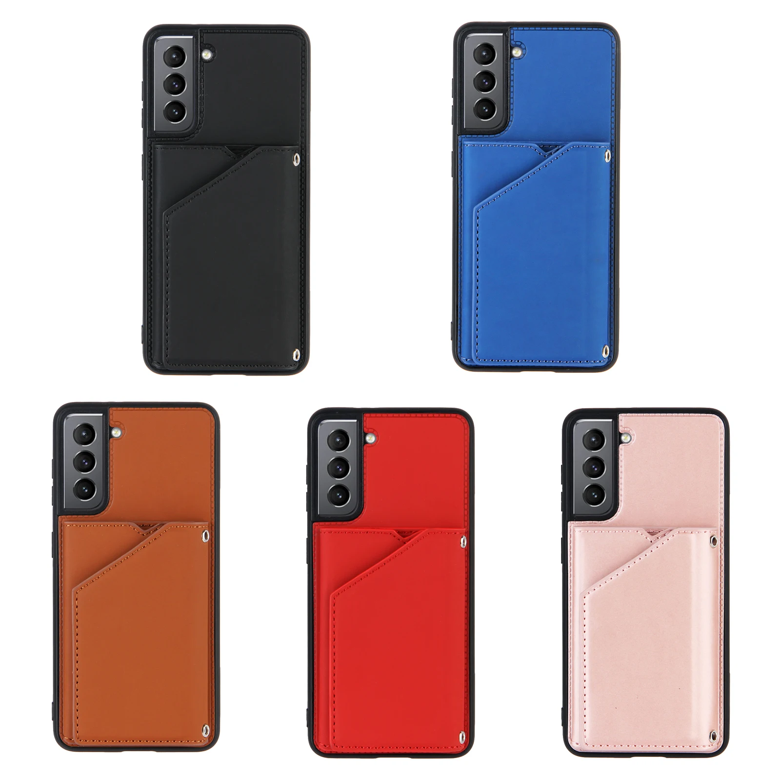

Leather Flip Wallet Case for Samsung S21 Ultra Luxury Back cover for Samsung Galaxy S21 Plus Card holder Fundas Stand Phone bags