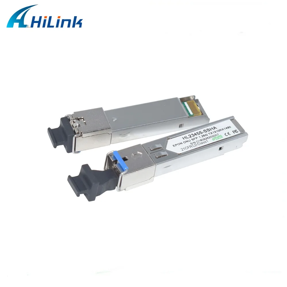 Разъем розетка Hilink EPON ONU SFP 20 км Tx 1310 нм Rx 1490 1 25 г SC/UPC|Оптоволоконное оборудование| |