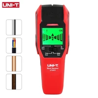 uni t ut387c wall scanner metal detector 4 in 1 ac voltage live wire wood stud finder copper lcd hd display buzzer calibration