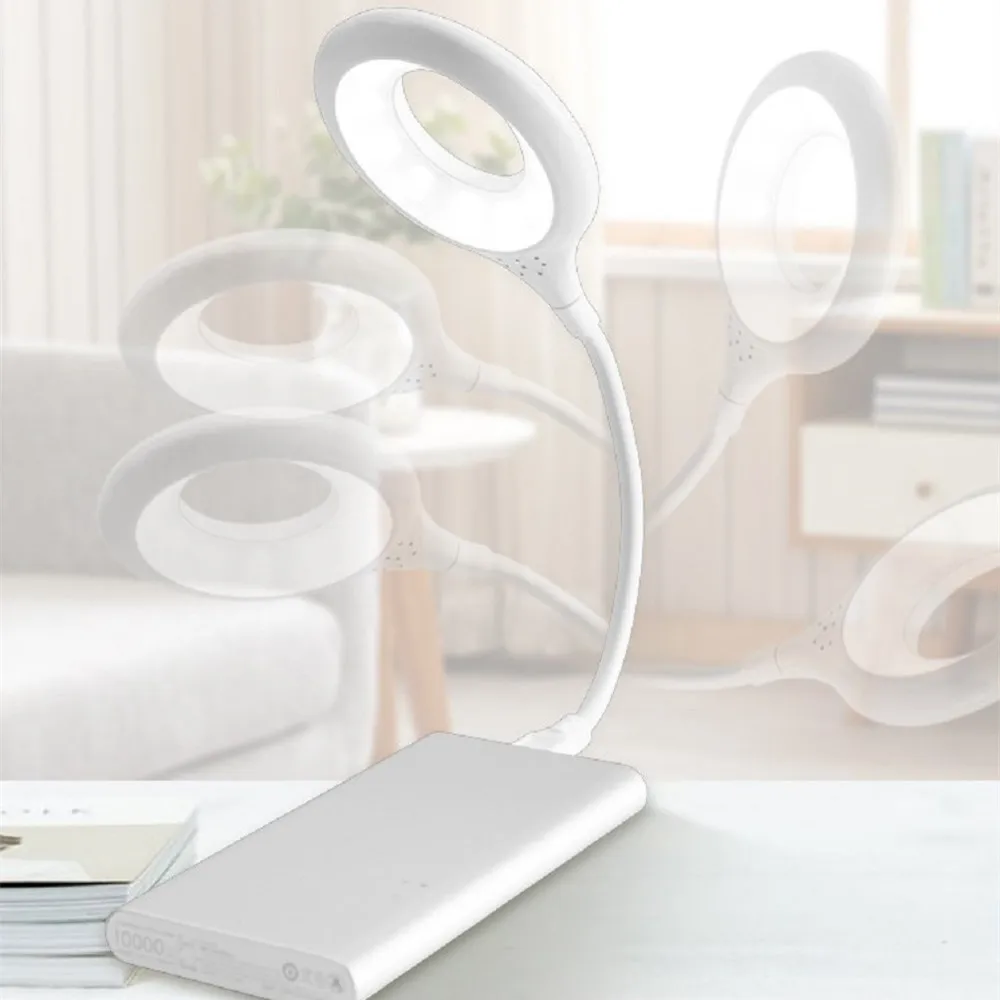 

USB Table Lamp Foldable Portable LED Light No Flicker Soft Light PC Lamps Study Reading Light Saving Energy Eye Protection