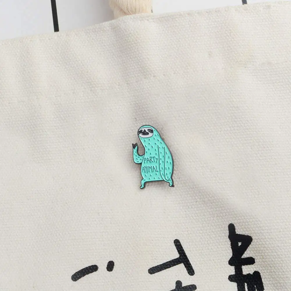 Милые эмалевые булавки для лацканов воротника Мультяшные животные аксессуары