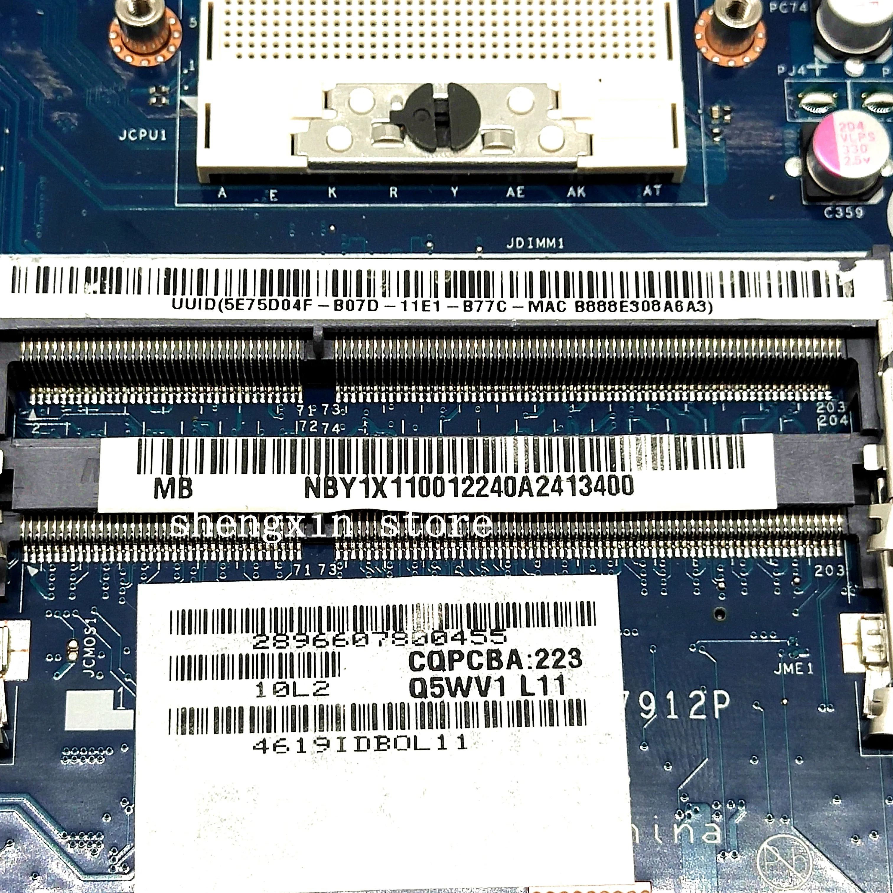 Материнская плата для ноутбука Acer aspire V3-571 V3-571G материнская HM77 DDR3 NBRZP11001 Q5WVH E1-571G 2GB |