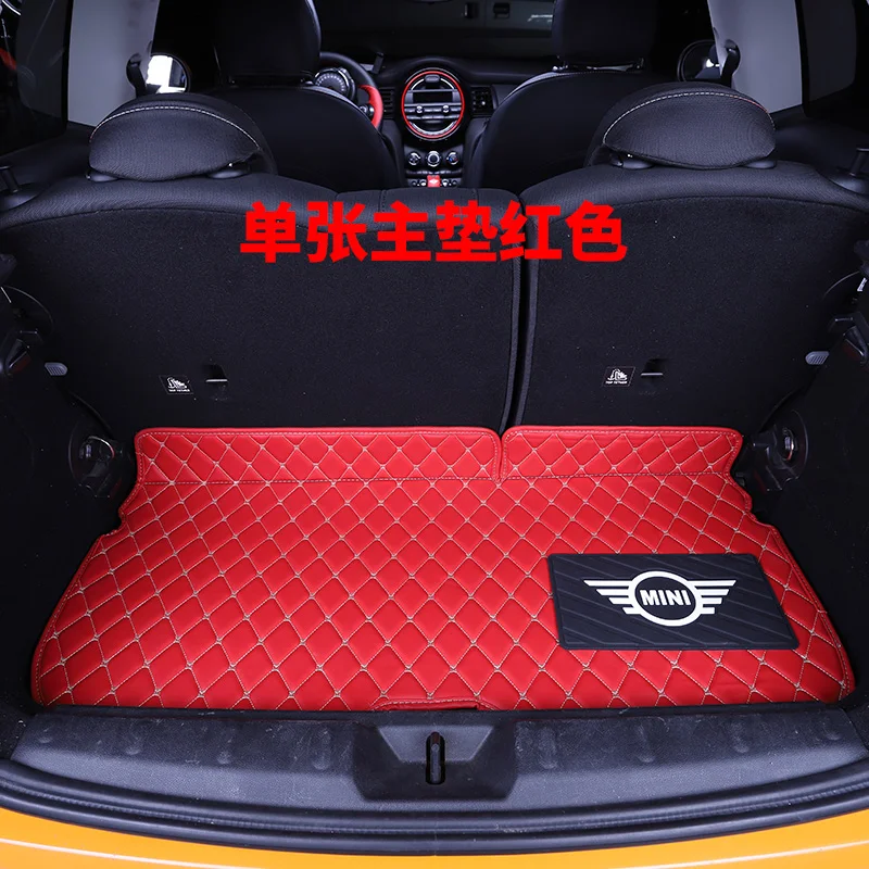 

Car Fully Enclosed Trunk Protection Mat Leather Pad for BMW MINI COOPER F54 F55 F56 F60 R56 R60 Car Accessories Interior