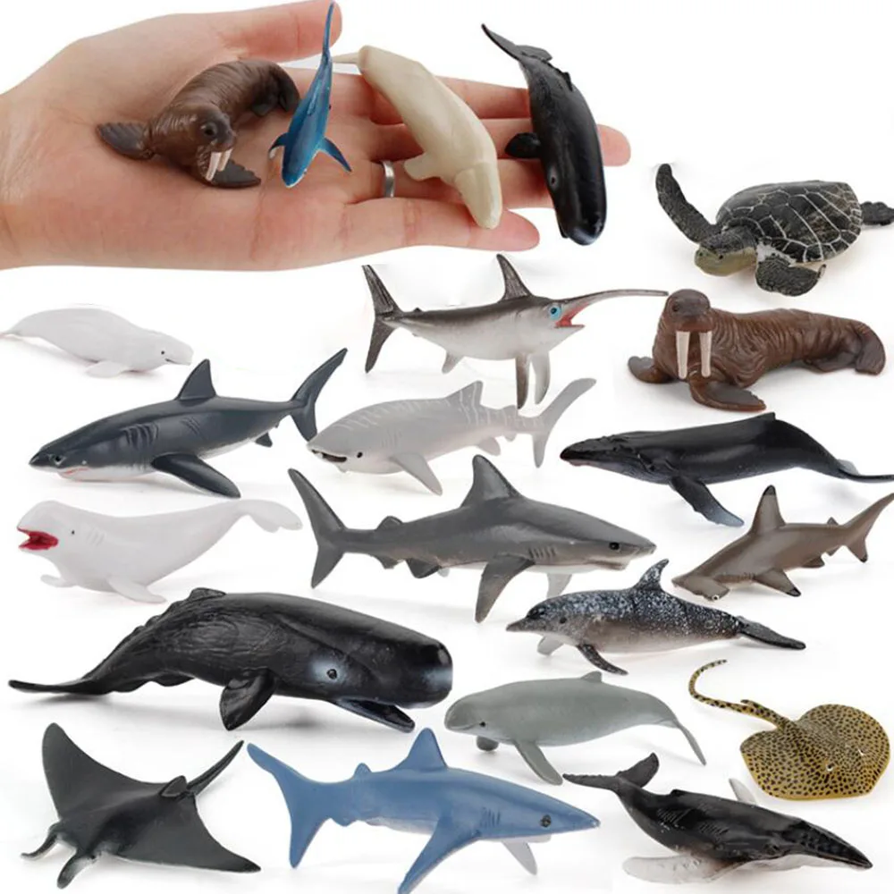 Имитация морской Животные модель для девочек и мальчиков игрушки Кит Кашалот