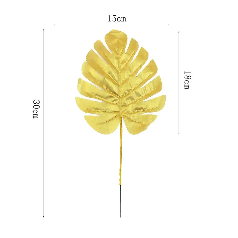 Гавайская имитация листьев на день рождения искусственные Пальмовые Листья