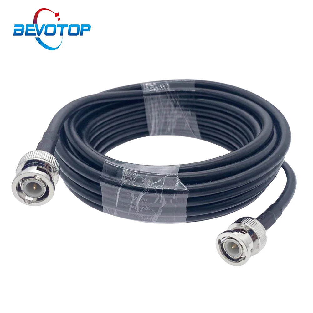 

RG58 Coaxial BNC Male to BNC Male Plug RF Cable 50 Ohm Crimp Connector Double BNC Plug Male Pin Wire Cord 0.5M 1M 2M 5M 10M 20M