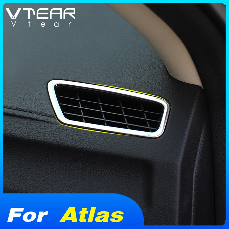 Vtear для Джили Атлас Крышка автомобильного выхода воздуха украшение рамка