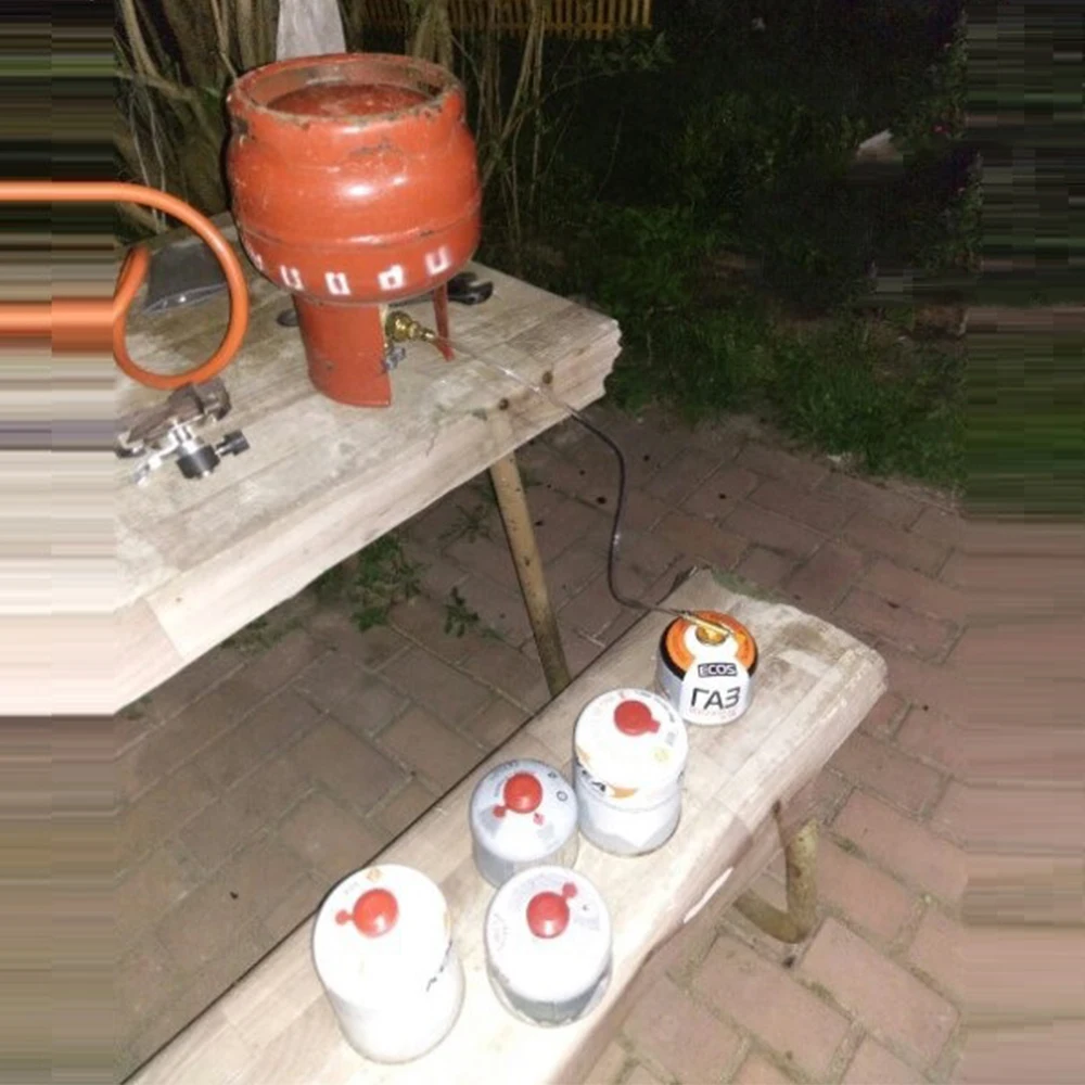 

Outdoor Gas Stove Camping Stove Propane Refill Adapter Burner Flat Cylinder Tank Coupler Bottle Adapter Save