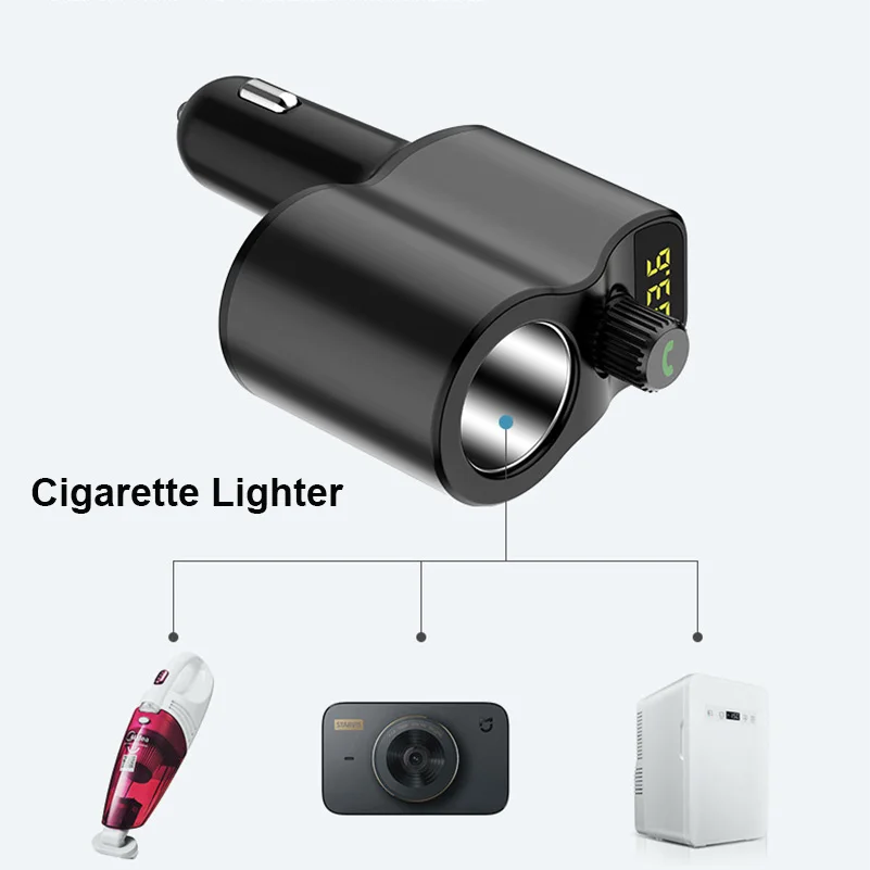 Автомобильный FM-передатчик Konrisa с Bluetooth разъем для прикуривателя два USB-порта