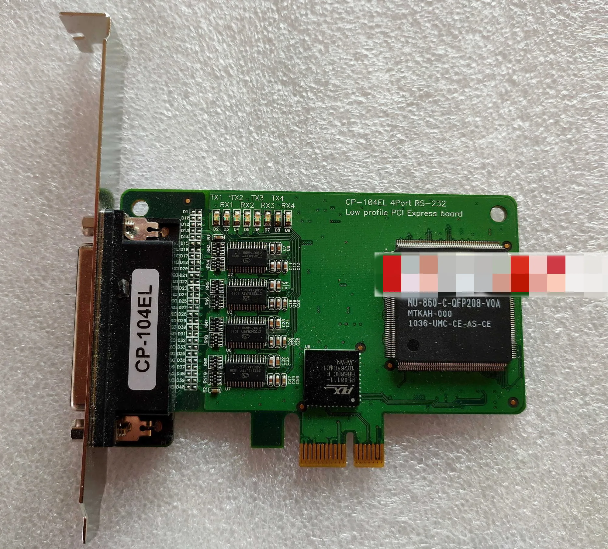 

MOXA CP-104EL 4-port RS232 PCI-E серийная карта памяти