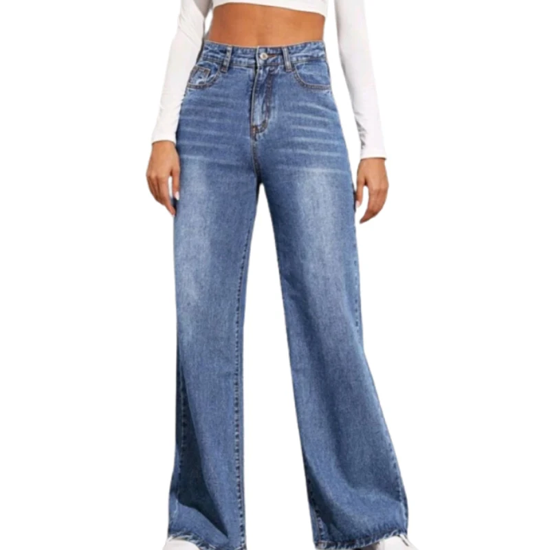 Ретро 90S Skater Джинсы женские мешковатые штаны Высокая талия папа джинсы для женщин