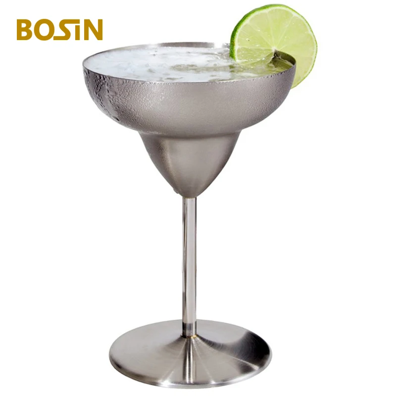 1 шт. бокал для коктейлей и мартини из нержавеющей стали металлический маргариты
