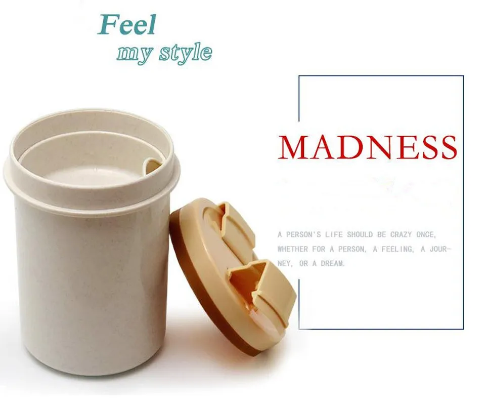 Пшеничная соломенная чашка для супа завтрака герметичная пластиковая банка с