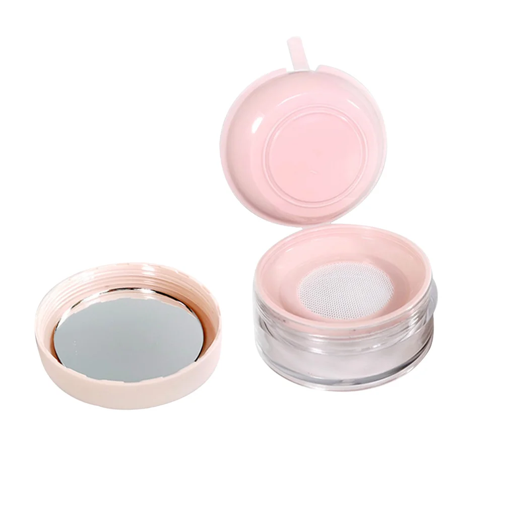 

Портативная пластиковая коробка для порошка, пустая свободная детская коробка для порошка из эластичной сетки с защитой от утечки (пустая к...