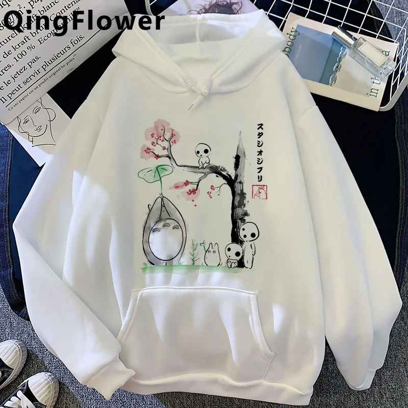 

Толстовки Totoro Studio Ghibli, Хаяо Миядзаки, женские толстовки с принтом в стиле хип-хоп, Харадзюку