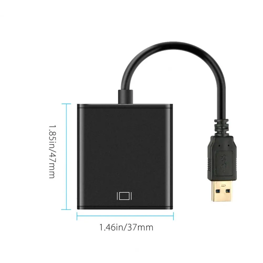

Plugable Compatible HDMI-compatible Display Video Graphics Adapter Converter USB 3.0 Cable