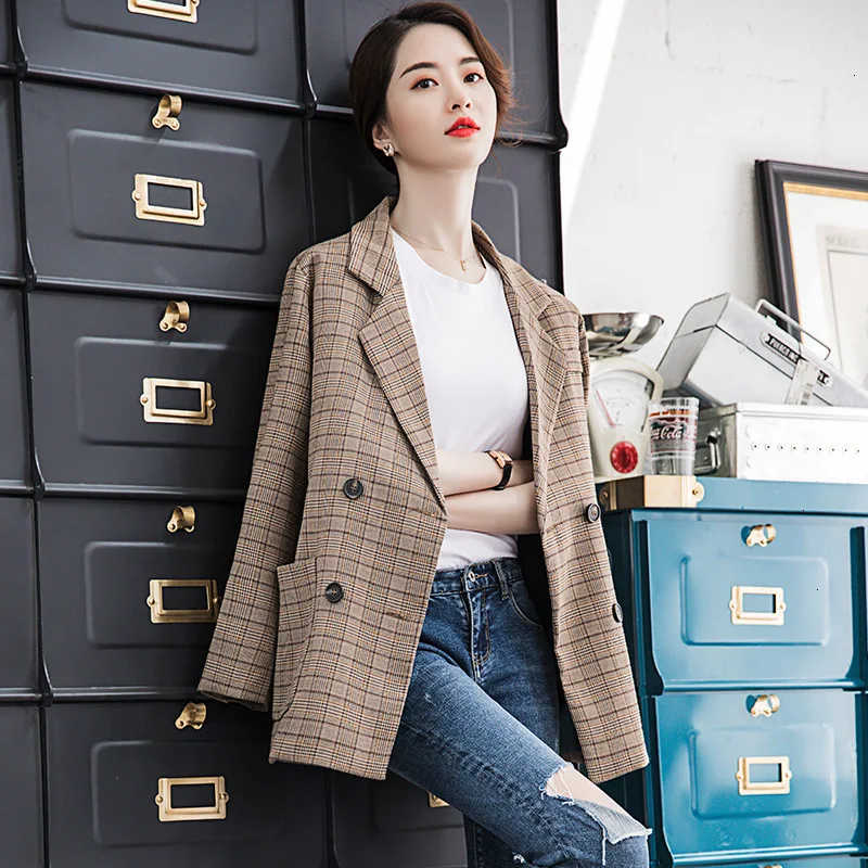 Check Pack Loose Jacket Woman Blower 2019 Retrieve Rooster Tops Female Outfielder |