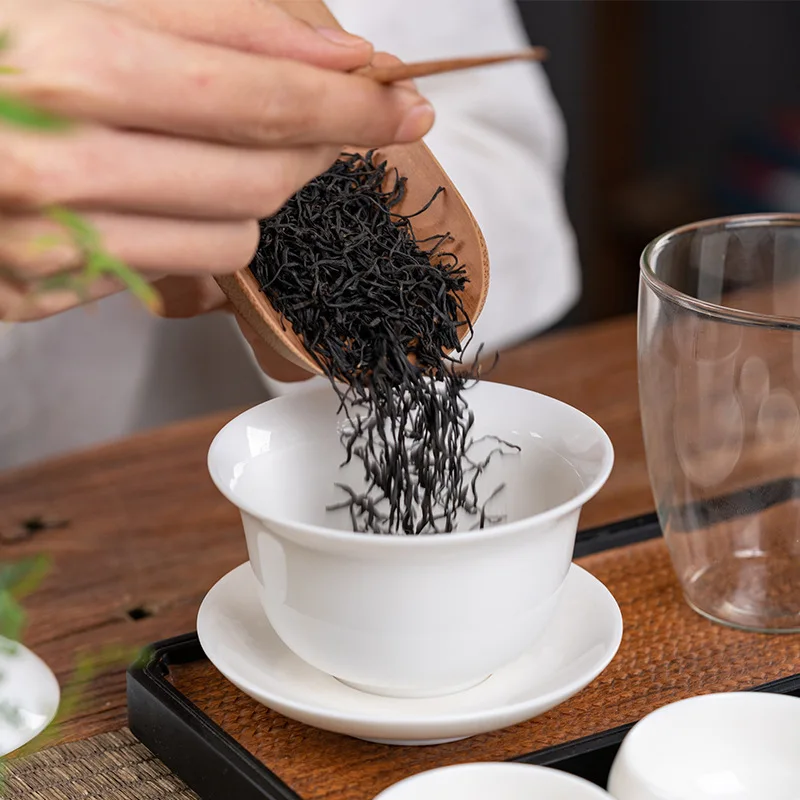 Fujian Wuyishan-t&eacute; negro a granel miel fragante tiras Lapsang Souchong-t&eacute; 500g venta al por mayor comida verde para el cuidado de la salud-2