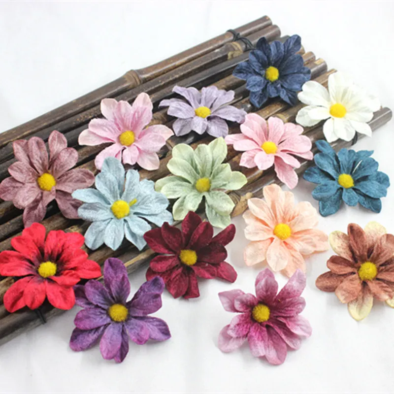 Искусственная нить маленький цветок маргаритки для семейного свадебного