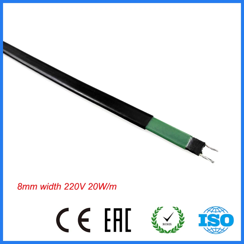 

The whole plate 50 m long 8 mm wide / 20 w line heating zone of floor heating