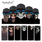 Бесшовная бандана MysteryPark с 3D-принтом Балаклава, кольцо-труба, грелка для лица, головной шарф, маска для езды на мотоцикле