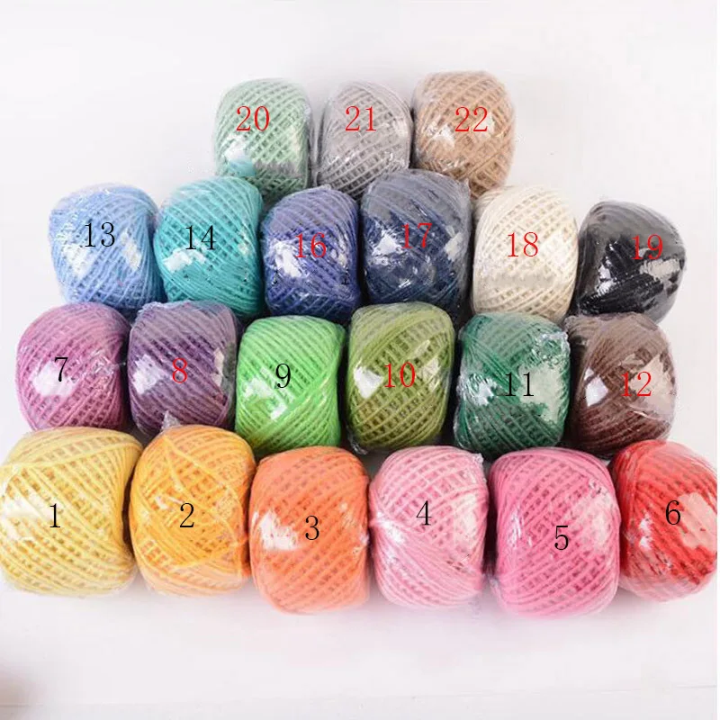 1 шт. 50 м натуральная веревка для скрапбукинга|Пряжа| |