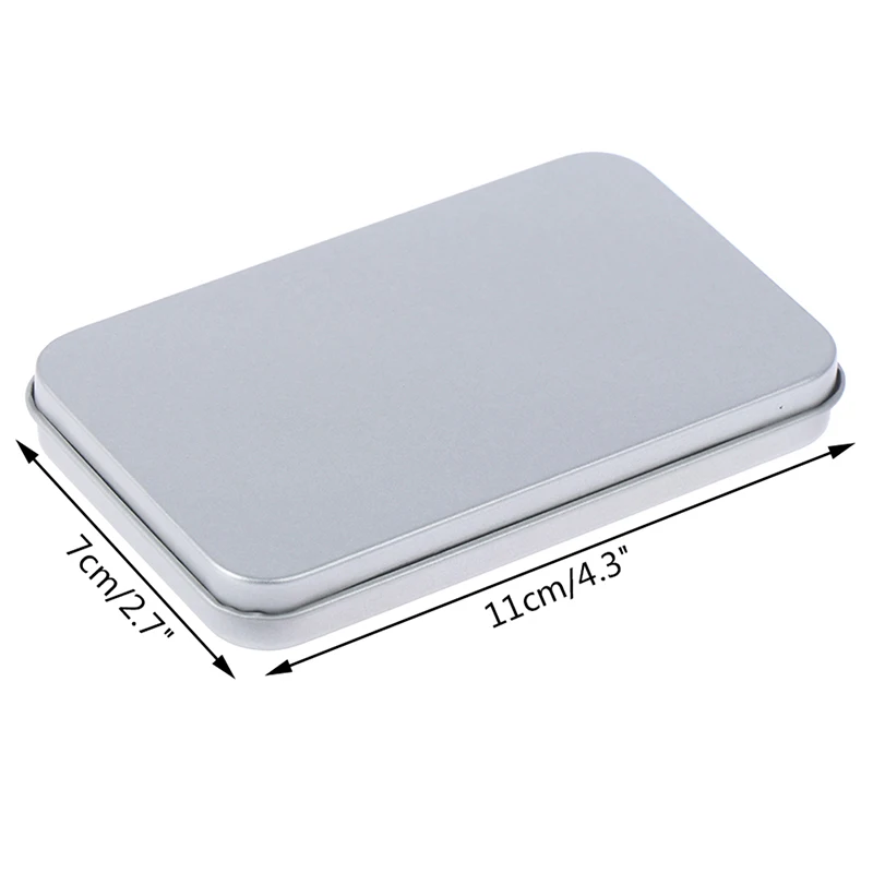 Подарочная коробка металлическая Органайзер чехол Жесть может для хранения