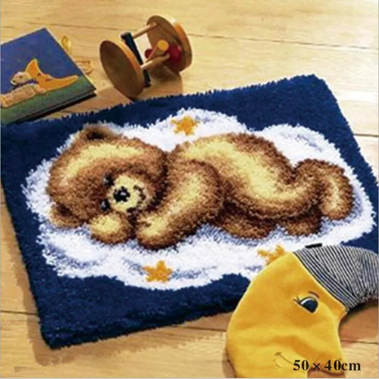 Наборы для рукоделия необработанная пряжа вязания крючком Набор вышивки коврик