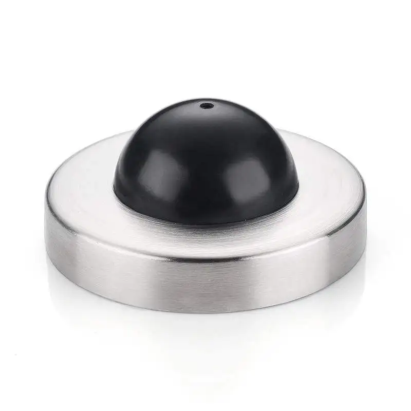 304 Нержавеющая сталь дверная ручка без пробивые резиновые ограничители