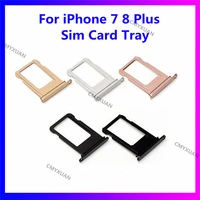 for sim card holder tray slot adapter socket replacment repair parts for iphone 7 8 plus