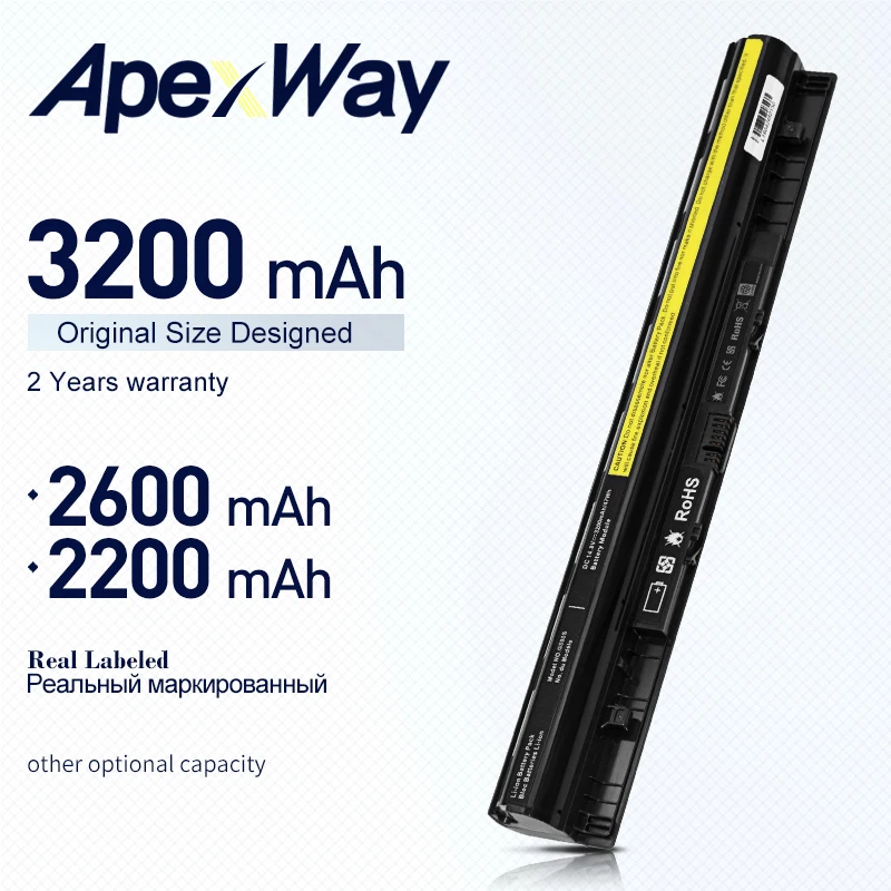 Аккумулятор ApexWay G400S для ноутбука Lenovo Thinkpad L12L4A02 L12M4A02 L12L4E01 L12S4E01 L12S4A02 L12M4E01 l405s 410s G500s