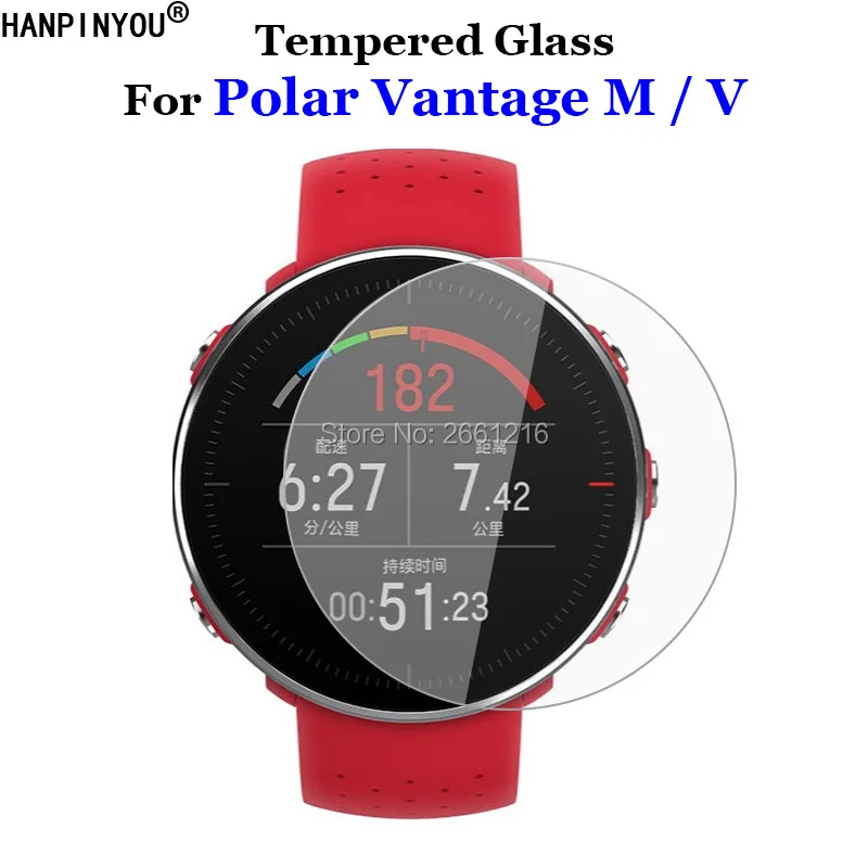 Закаленное стекло 9H 2.5D для Polar Vantage M/V Премиум Защитная пленка M / V Sport Smart