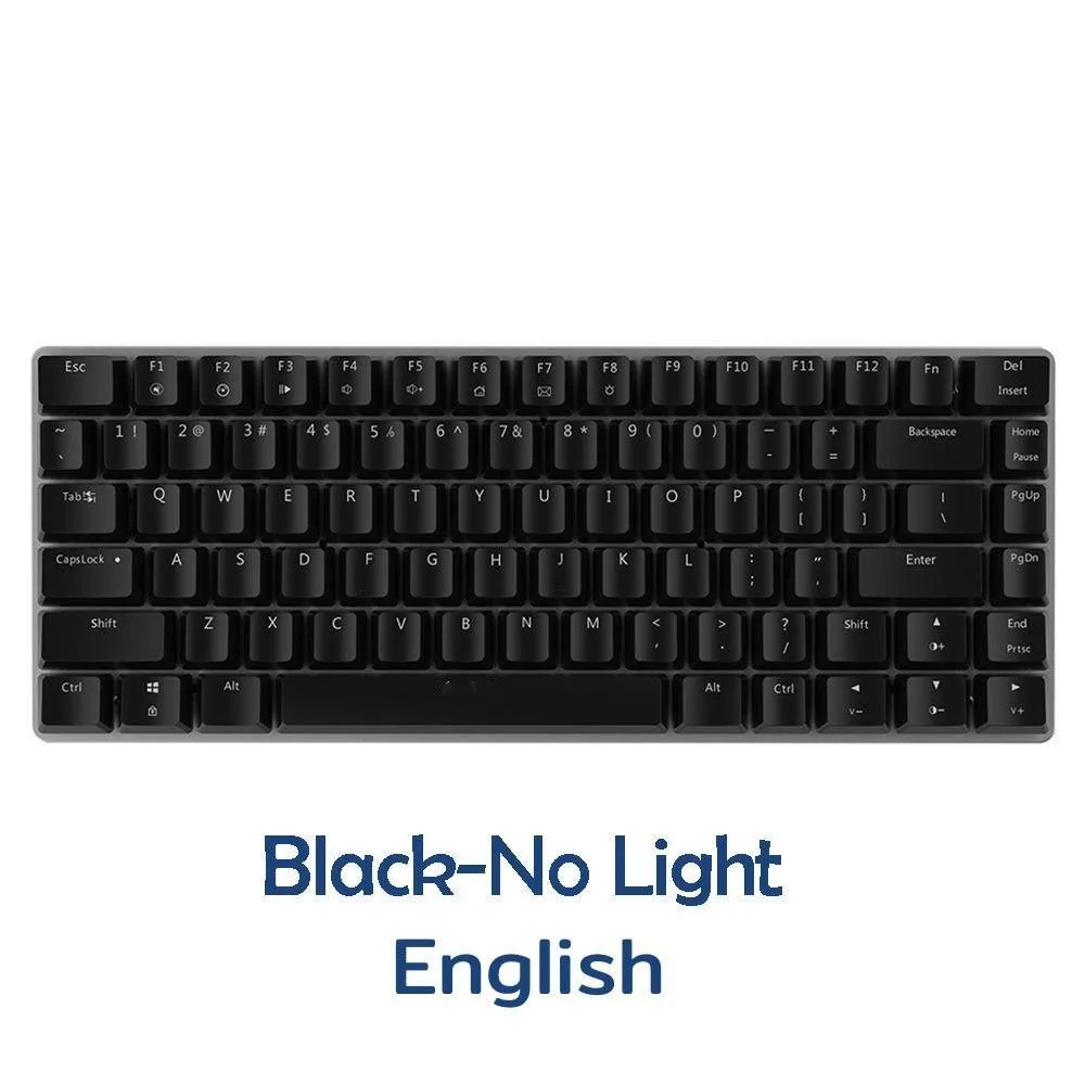 Механическая игровая клавиатура с черным/синим переключателем 82 клавиши