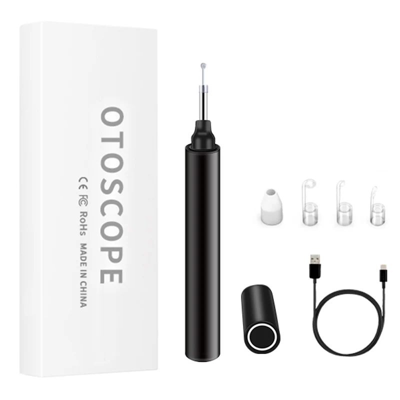 

Wireless WiFi Otoscope Luminous Visual Ear Pick HD Endoscope Ear Wax Removal Tool USB Recharging Teeth Oral Inspection Endoscop